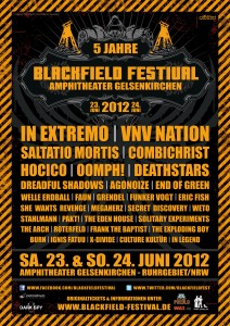 Blackfield Festival 2012 - Flyer