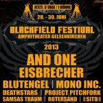 Flyer: Blackfield Festival 2013, endgültiges Lineup