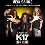 Verlosung von 2x2 Gästelistenplätzen für Six Feet Under im K17 Berlin