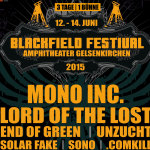 Blackfield Festival 2015 - Erste Bands bestätigt, Mono Inc., Lord of the Lost uvm.