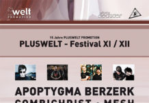 Pluswelt Festival 2014 – Mit Apoptygma Berzerk, Combichrist uvm. Pluswelt Festival 2014 - Programmflyer