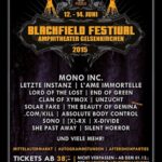 Blackfield Festival 2015 Flyer