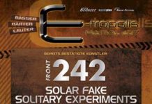 Front 242 als Headliner bei E-Tropolis Festival 2017 bestätigt E-Tropolis Festival 2017 - Flyer