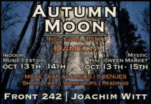 Autumn Moon Festival 2017 – Front 242 u.a. Bands bestätigt Neue Bands fürs Autumn Moon Festival 2017 bestätigt