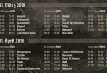 Dark Easter Metal Meeting 2018 – Running Order steht