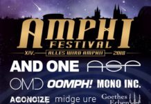 Amphi Festival 2018 komplettiert Lineup mit Joachim Witt, Qntal u.a. Amphi Festival 2018 - Lineup mit Joachim Witt, Qntal u.a. komplettiert