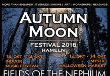 Autumn Moon Festival 2018 – neue Bands bestätigt Autumn Moon Festival 2018 - Flyer Lineup