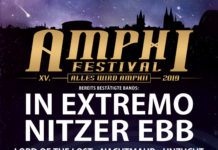Amphi Festival 2019 – 9 neue Bands bestätigt Flyer: Amphi Festival 2019