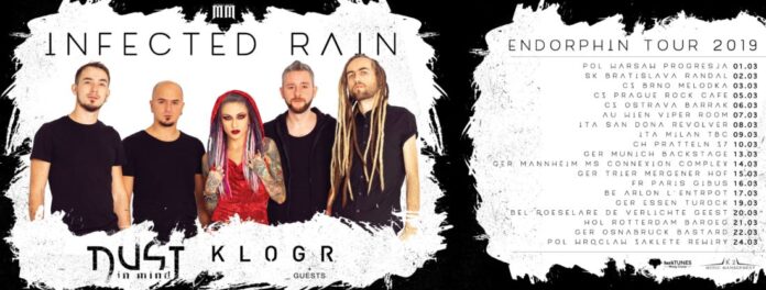 Infected Rain gehen im März mit ihrem neuen Album Endorphin auf Tour Infected Rain - Endorphine Tour 2019