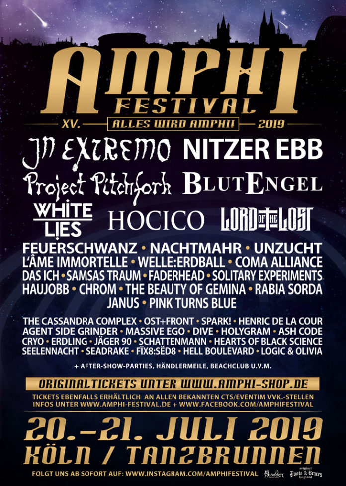 Amphi Festival 2019 komplettiert Lineup mit White Lies u.a.