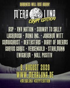 M'era Luna Festival 2020 - Crypt Edition Flyer