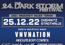 Dark Storm Festival auf 2022 verschoben Dark Storm Festival 2022 - Veranstaltungflyer