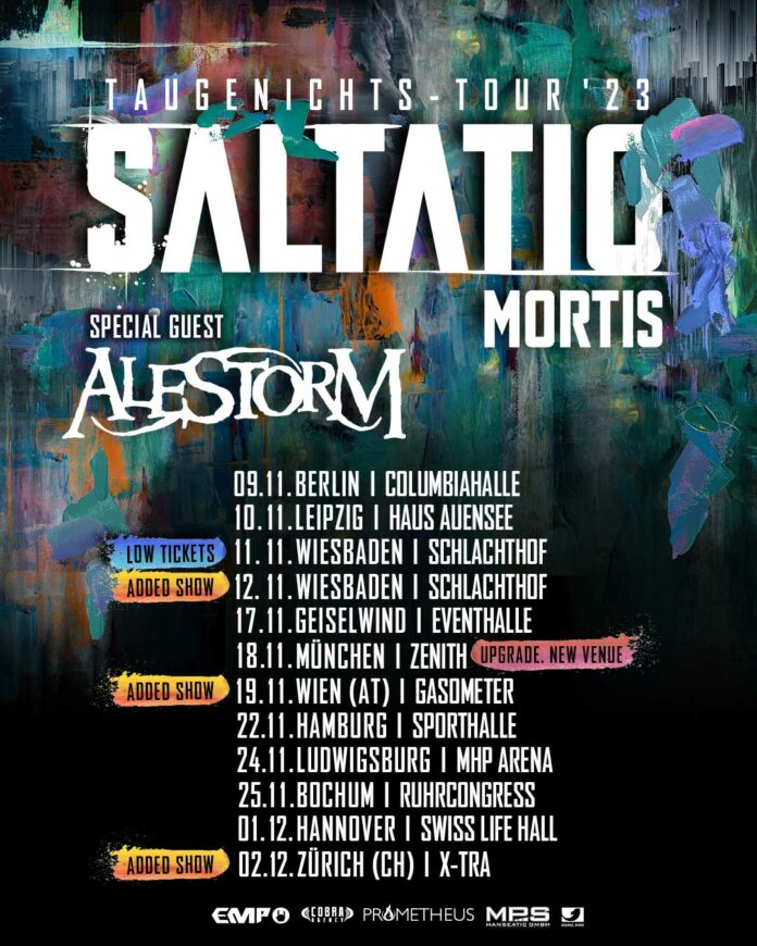 Saltatio Mortis gehen mit Alestorm auf Taugenichts Tour 2023 Saltatio Mortis - Taugenichts Tour 2023