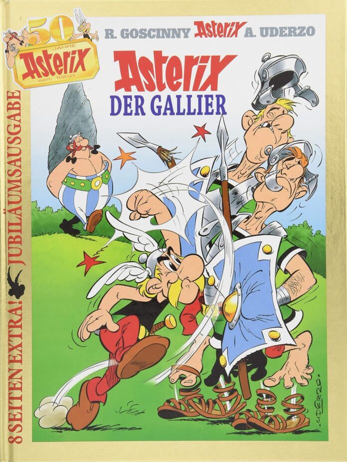 Asterix der Gallier: Jubiläumsausgabe 50 Jahre Asterix in Deutschland von R. Goscinny und A. Uderzo Asterix der Gallier: Jubiläumsausgabe 50 Jahre Asterix in Deutschland von R. Goscinny und A. Uderzo (© Egmont)