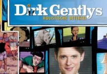 Dirk Gentlys Holistische Detektei Band 2: Ein zu kurzer Löffel von Arvind Ethan David, Ilias Kyriazis, Tony Atkins Dirk Gentlys Holistische Detektei Band 2: Ein zu kurzer Löffel von Arvind Ethan David, Ilias Kyriazis, Tony Atkins (© Panini)
