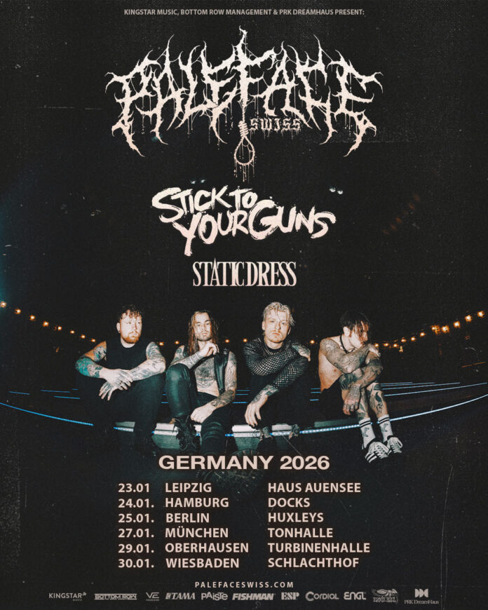 Paleface Swiss kündigen Europa Tour 2026 an © Paleface Swiss Germany 2026 Tour