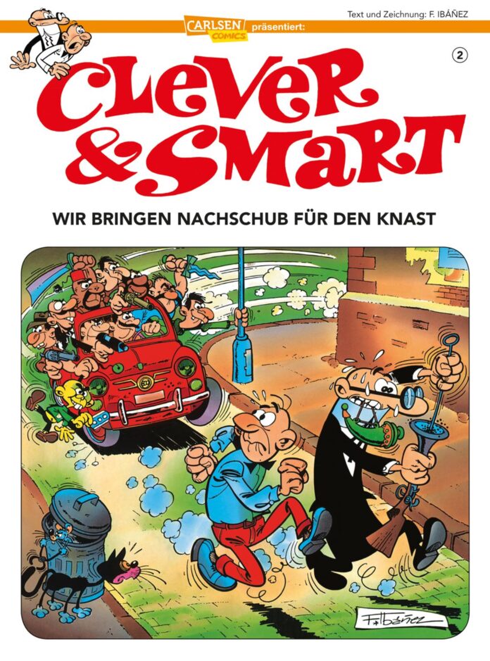 Clever und Smart 2: Wir bringen Nachschub für den Knast von Francisco Ibáñez Clever und Smart 2_ Wir bringen Nachschub für den Knast von Francisco Ibáñez (© Carlsen Verlag)