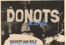 Donots kündigen Release-Tour zum „Schwert aus Holz“ Album an © DONOTS - "Schwert aus Holz" Tour 2025