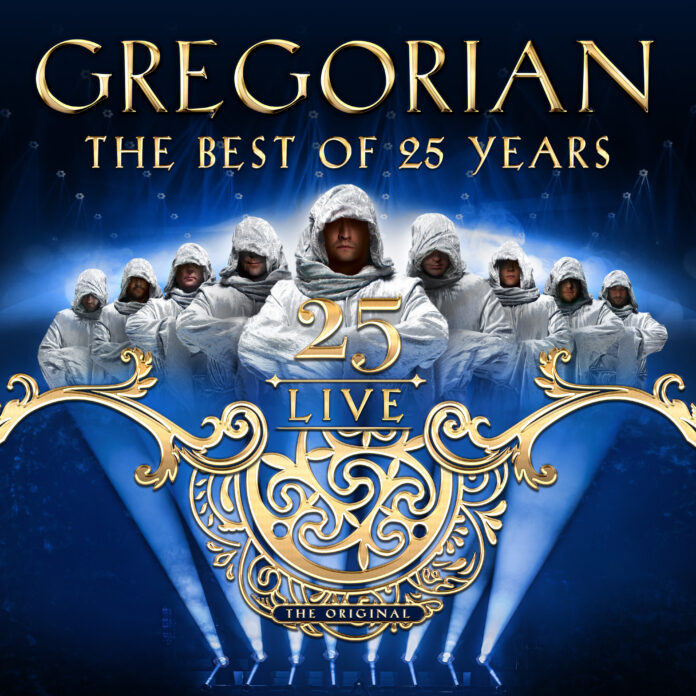 Gregorian kündigt Album „25 Live“ und Zusatzkonzerte an © Gregorian - 25Live (Cover)