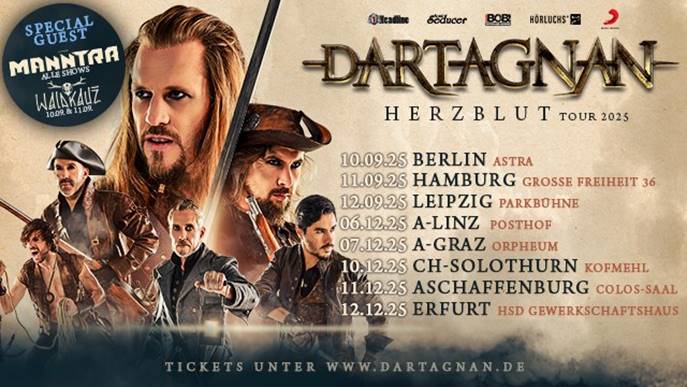 © DARTAGNAN - HERZBLUT TOUR 2025