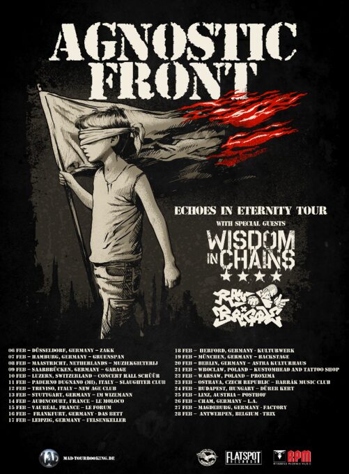 © Agnostic Front Echoes In Eternity Tour