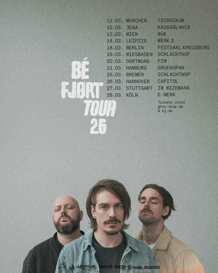 FJØRT kündigen „BÉ FJØRT“ Tour für 2026 an © FJØRT – "BÉ FJØRT Tour 2026"