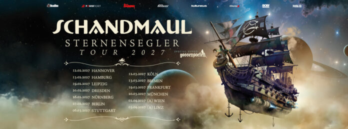 Schandmaul kündigen Album „Sternensegler“ und Tour 2026 an Schandmaul Sternensegler Tour 2027
