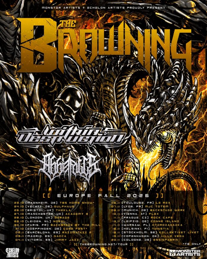 The Browning kündigen Headliner-Tour für EU und UK an The Browning Headliner-Tour 2026 EU