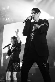 Fotos von BLUTENGEL auf dem Amphi Festival 2019. Fotograf: Matthias Irrgang.