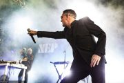 Fotos von NITZER EBB auf dem Amphi Festival 2019. Fotograf: Matthias Irrgang.